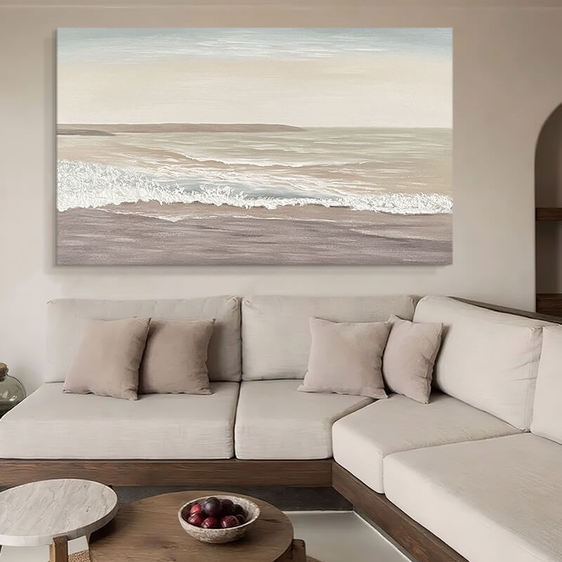 Beach Canvas Oil Painting Wall Art Decor #BCS1514