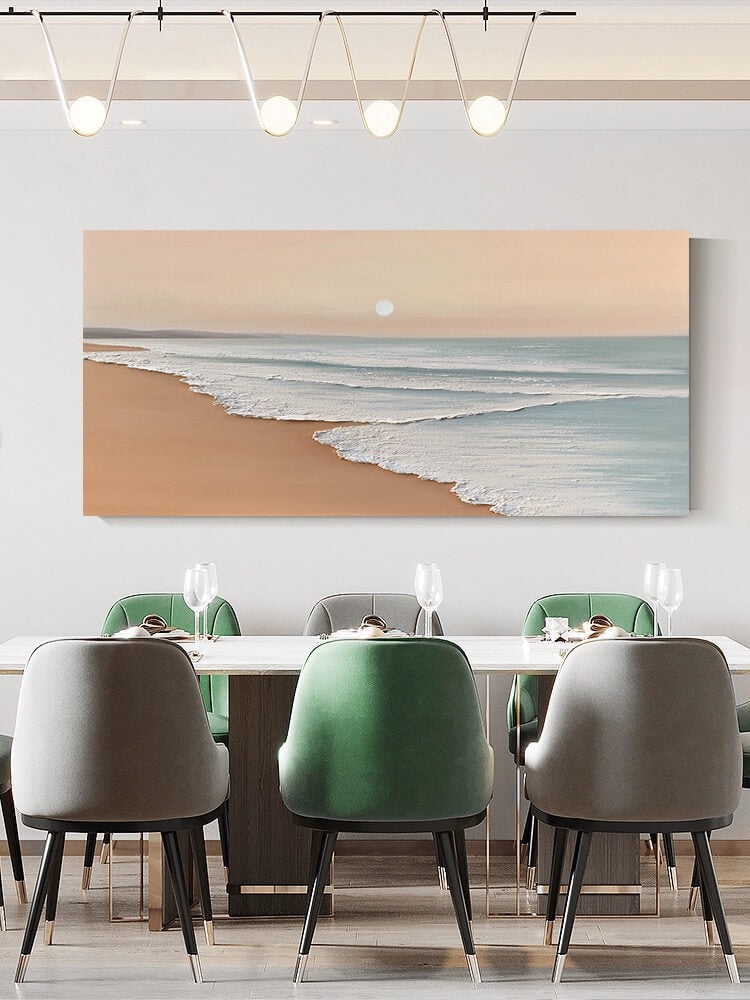 Beach Canvas Oil Painting Wall Art Decor #BCS1515