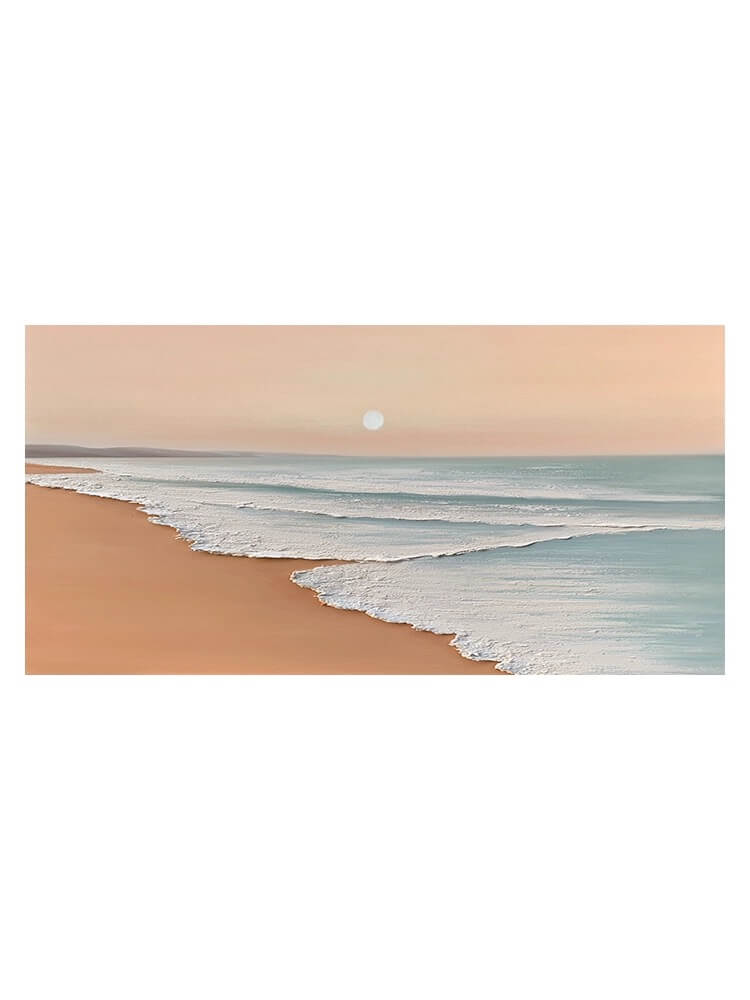 Beach Canvas Oil Painting Wall Art Decor #BCS1515