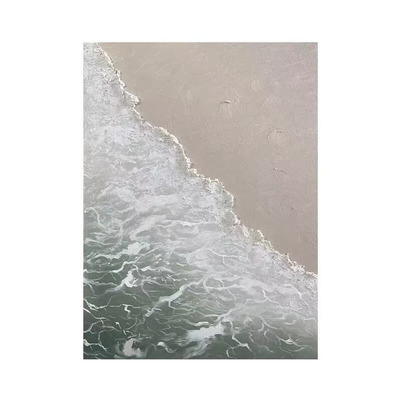 Beach Canvas Oil Painting Wall Art Decor #ABS1543