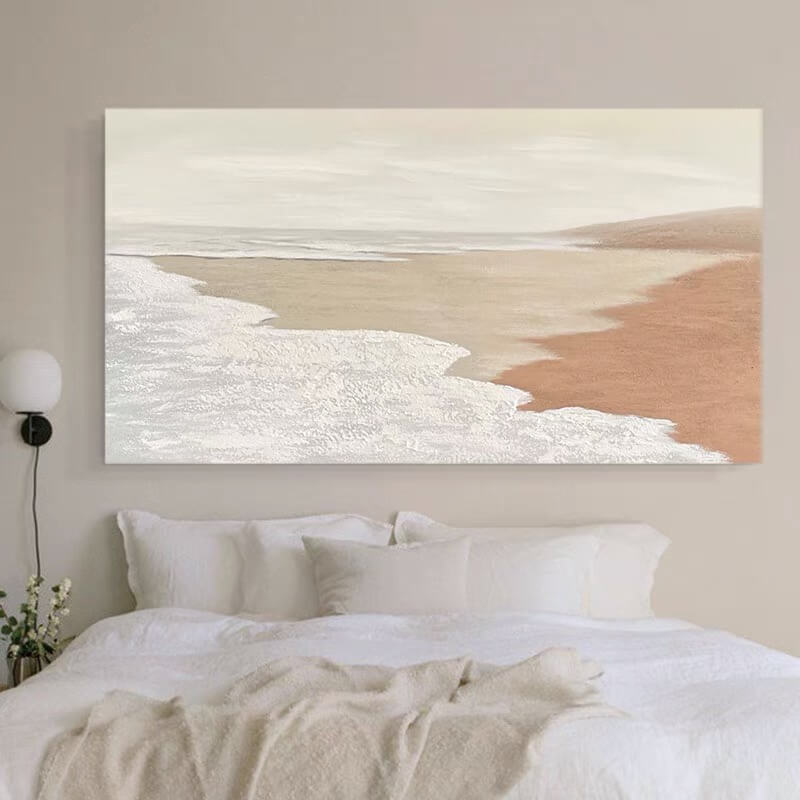 Beach Canvas Oil Painting Wall Art Decor #BCS1599