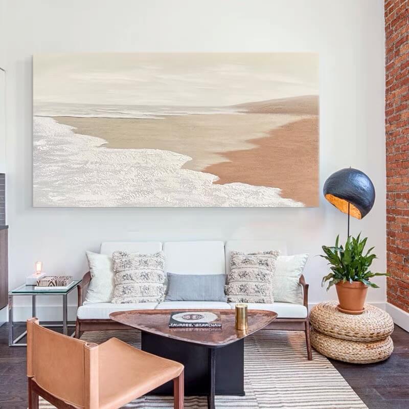 Beach Canvas Oil Painting Wall Art Decor #BCS1599