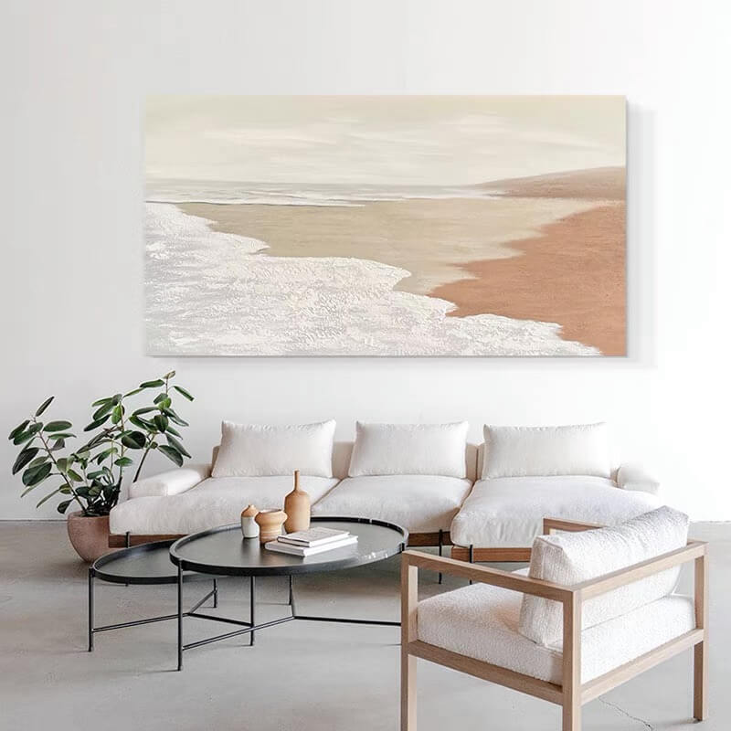 Beach Canvas Oil Painting Wall Art Decor #BCS1599