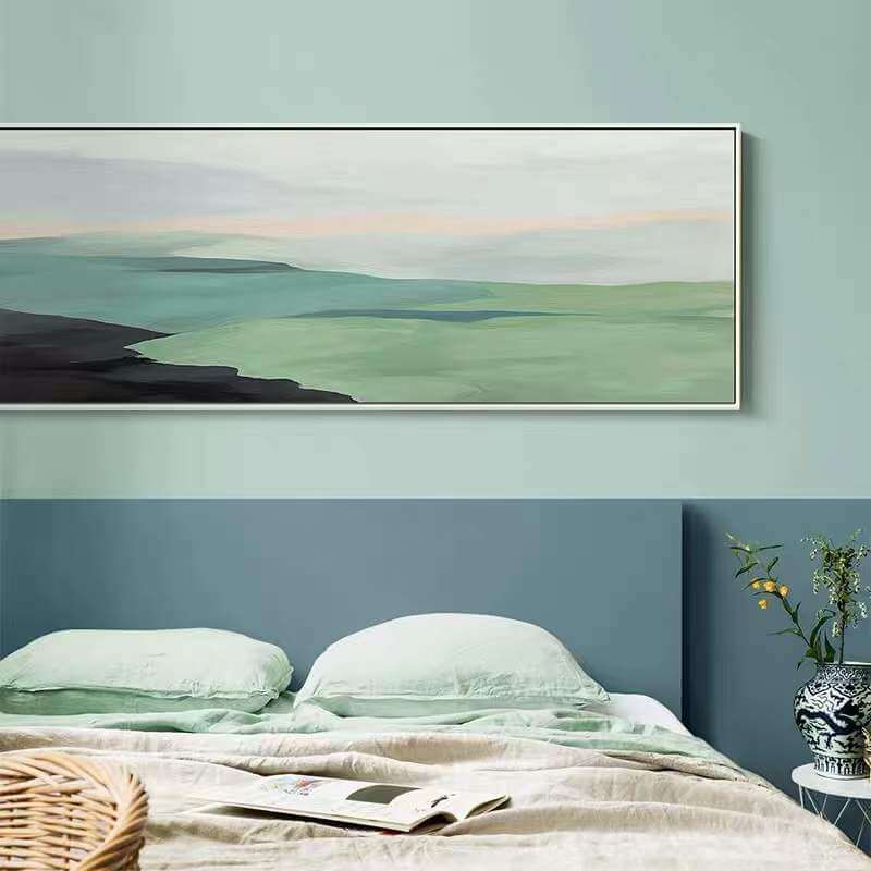 Beach Canvas Oil Painting Wall Art Decor #BCS1600