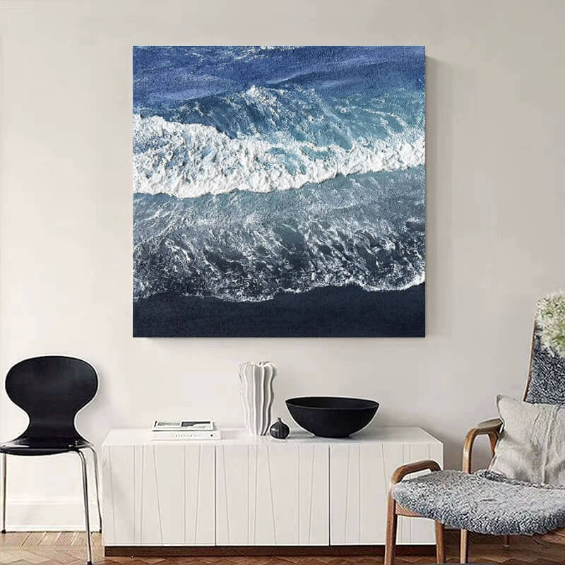 Beach Canvas Oil Painting Wall Art Decor #ABS1816