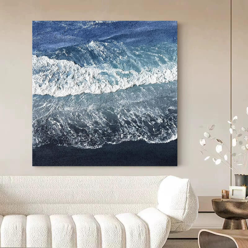 Beach Canvas Oil Painting Wall Art Decor #ABS1816