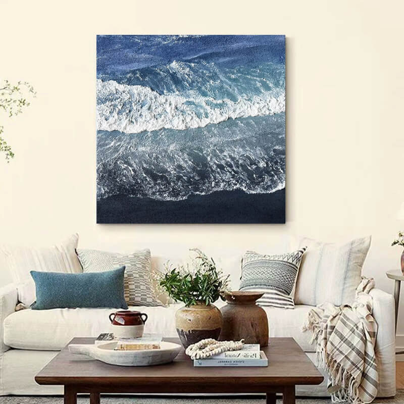 Beach Canvas Oil Painting Wall Art Decor #ABS1816