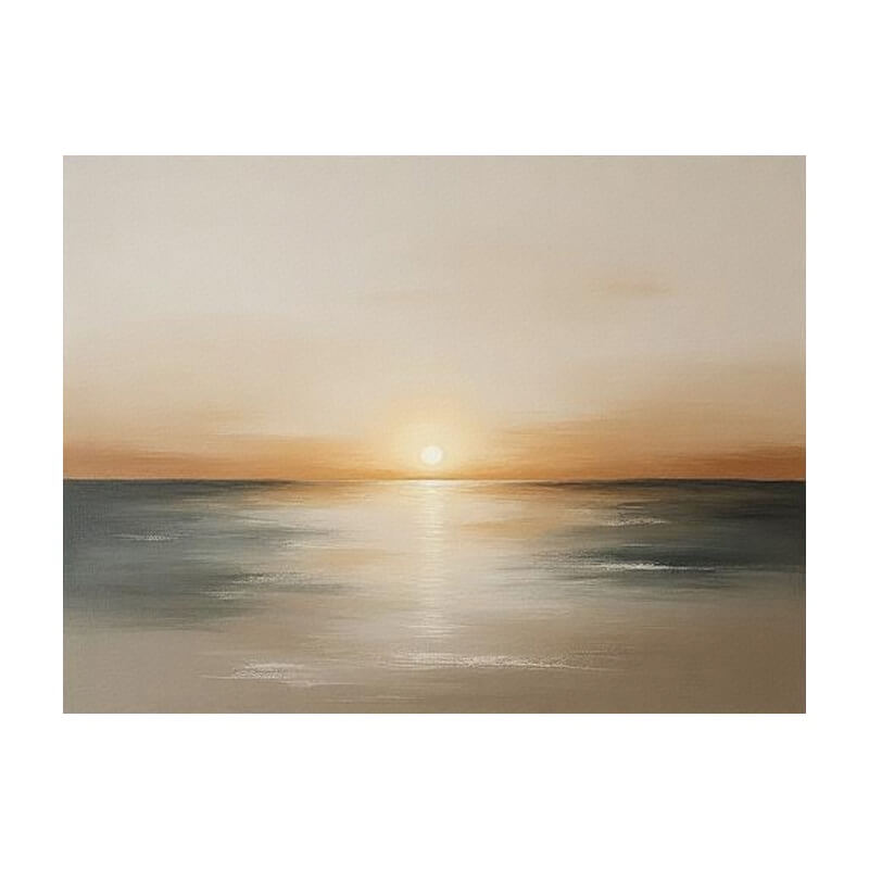 Beach Canvas Oil Painting Wall Art Decor #abs1822