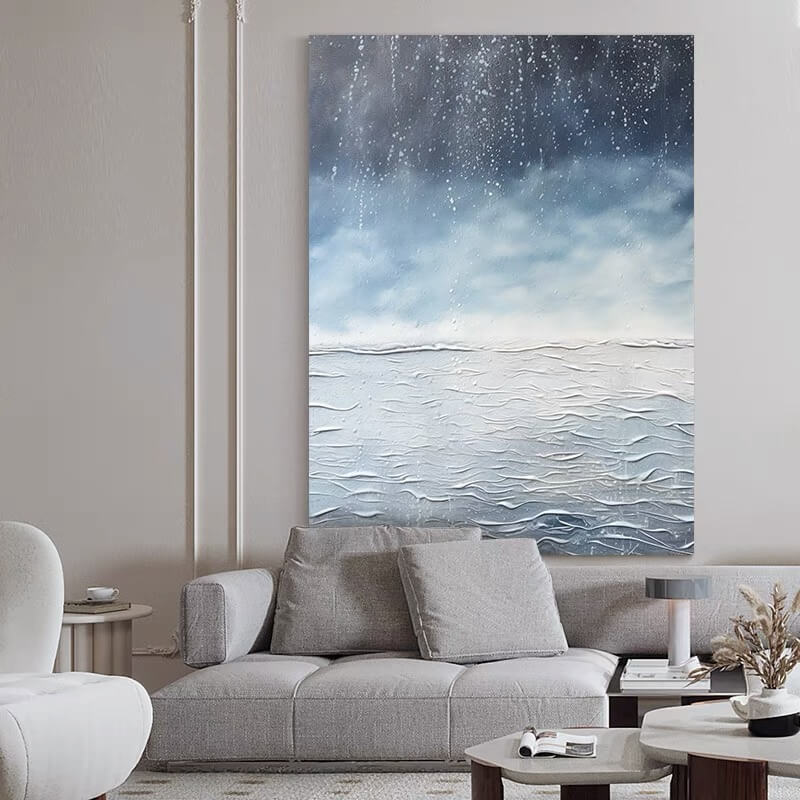 Beach Canvas Oil Painting Wall Art Decor #bec1752