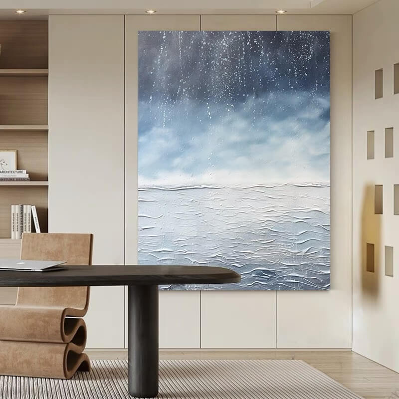 Beach Canvas Oil Painting Wall Art Decor #bec1752