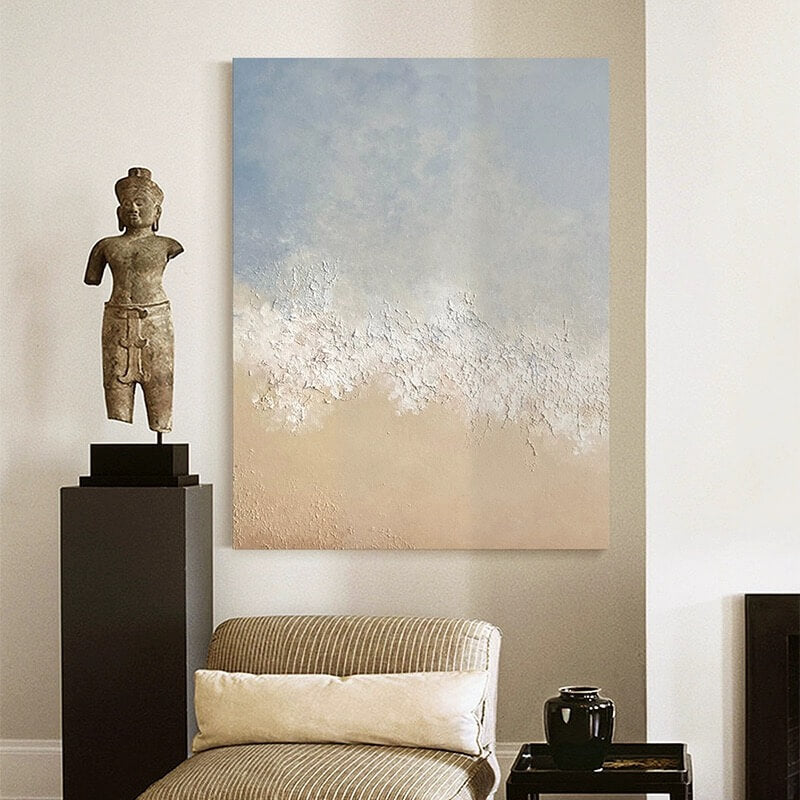 Beach Canvas Oil Painting Wall Art Decor #bec1758