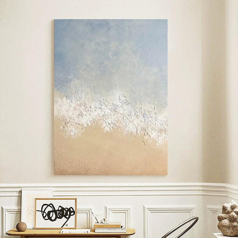 Beach Canvas Oil Painting Wall Art Decor #bec1758