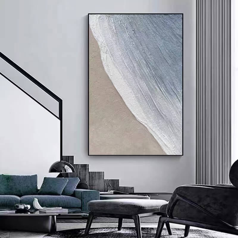 Beach Canvas Oil Painting Wall Art Decor #bec1759