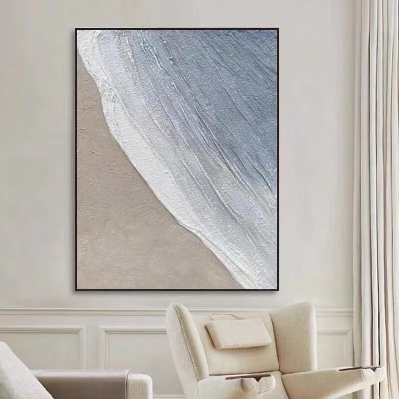 Beach Canvas Oil Painting Wall Art Decor #bec1759