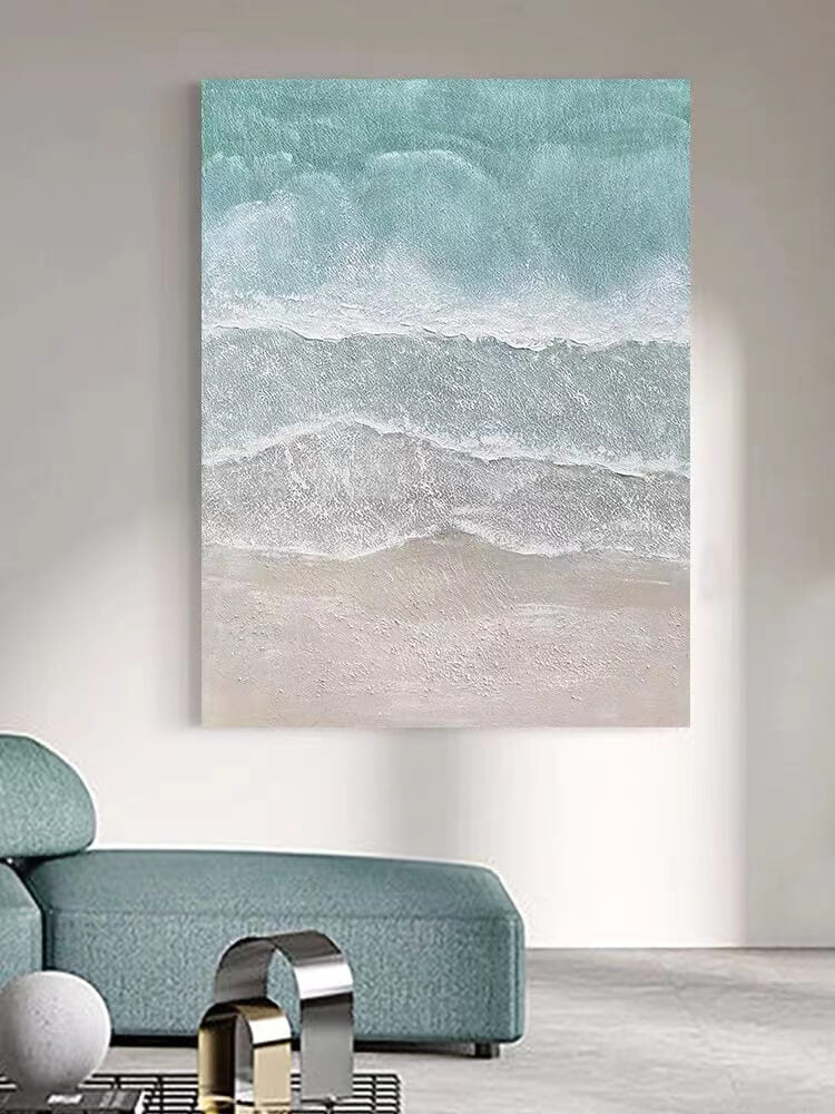 Beach & Ocean Canvas Oil Painting Wall Art Decor #BEC1420