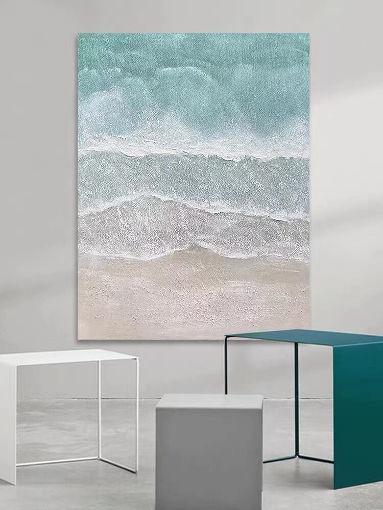 Beach & Ocean Canvas Oil Painting Wall Art Decor #BEC1420