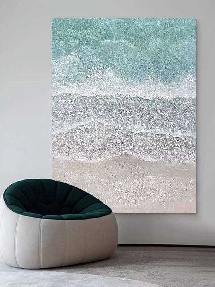 Beach & Ocean Canvas Oil Painting Wall Art Decor #BEC1420