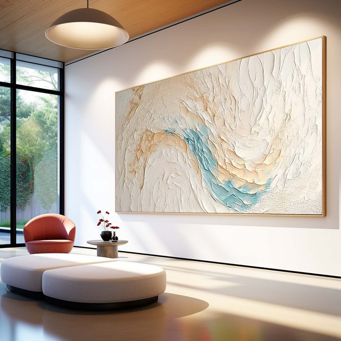 Beach & Ocean Canvas Oil Painting Wall Art Decor #BEC020 40''x 80'' 102 x 203 CM