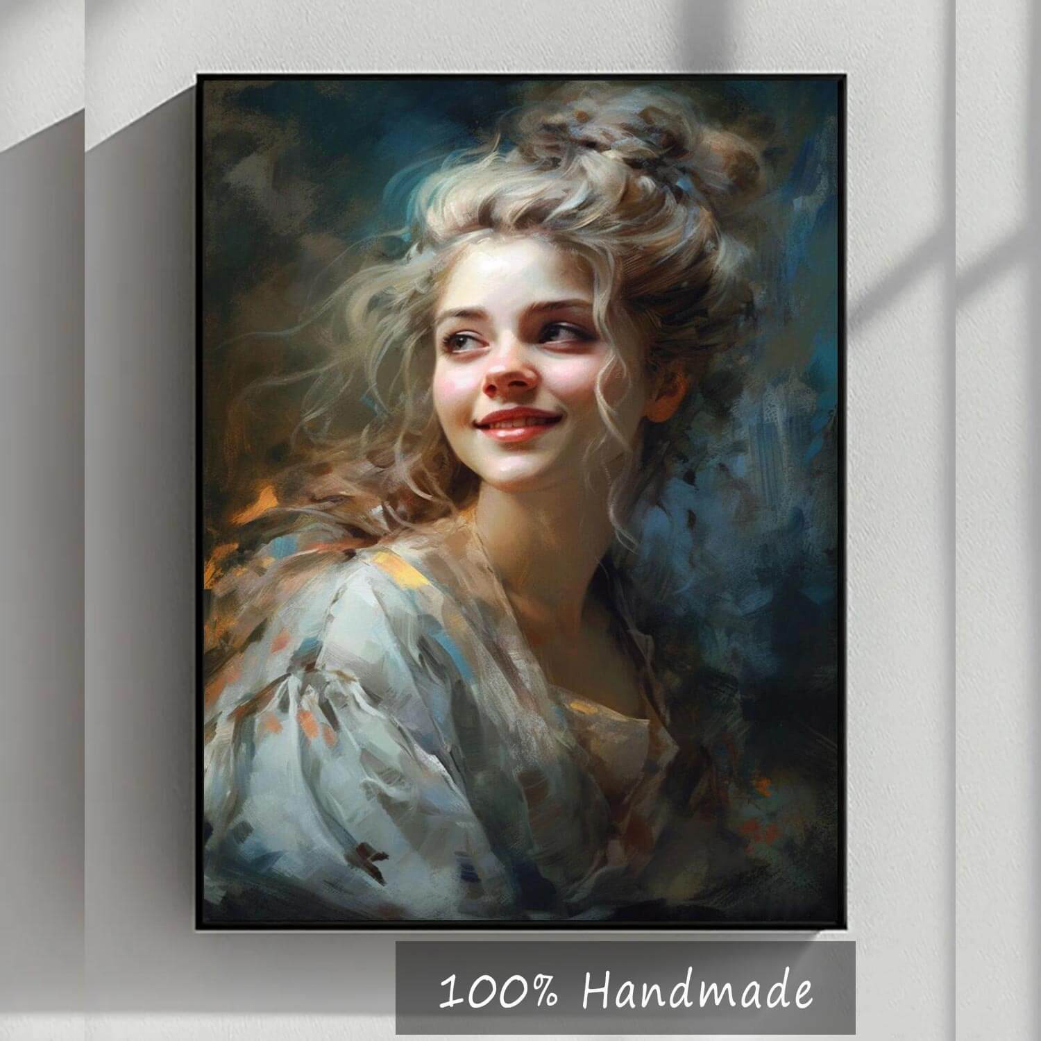 Custom Hand-painted Oil Portraits from Your Photos - Vertical & Horizontal