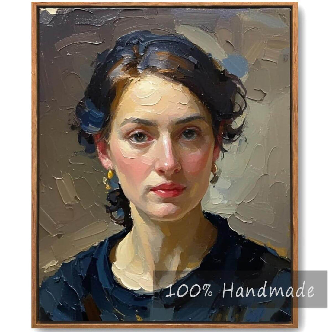 Custom Hand-painted Oil Portraits from Your Photos - Vertical & Horizontal