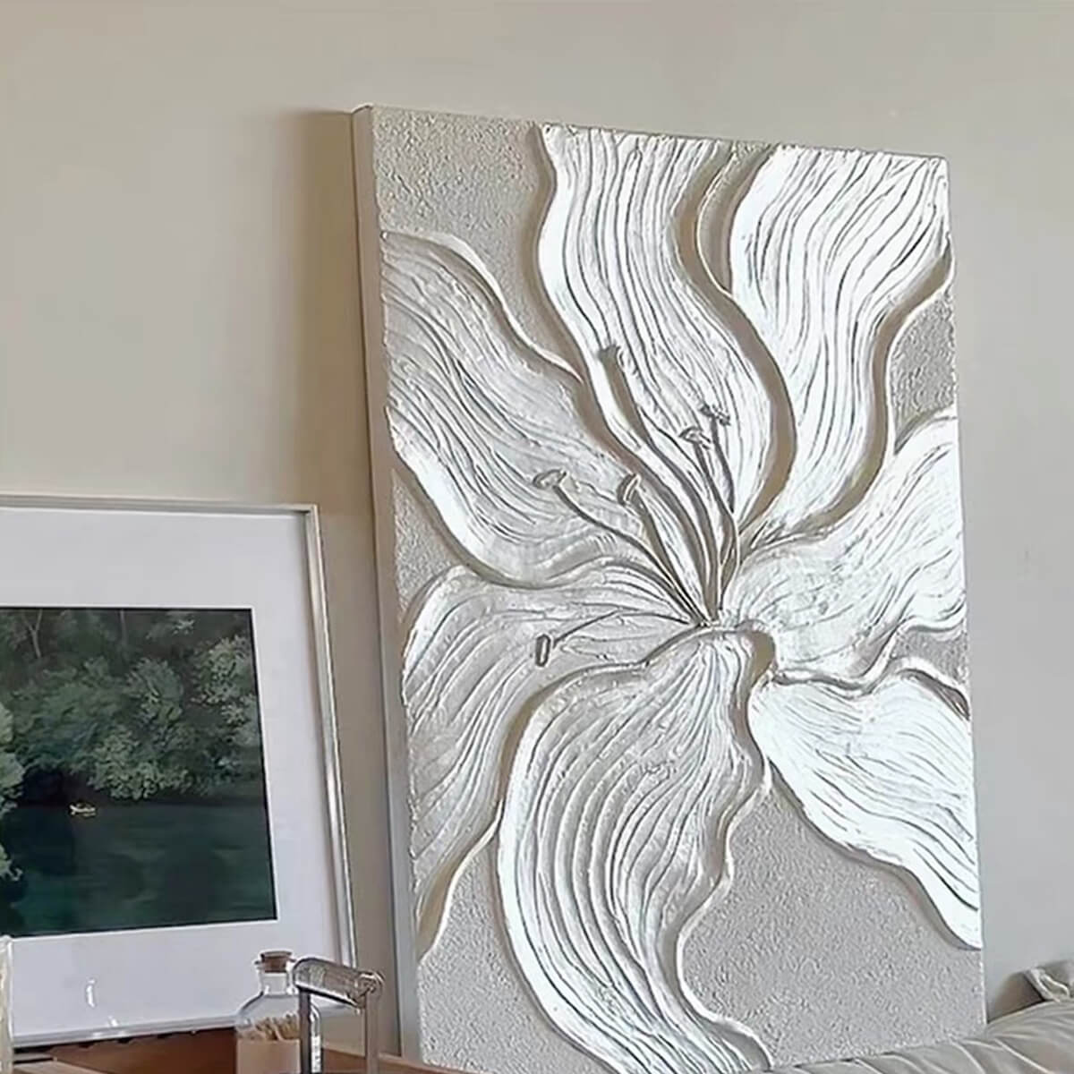 Flower Canvas Oil Painting Wall Art Decor #flr1748