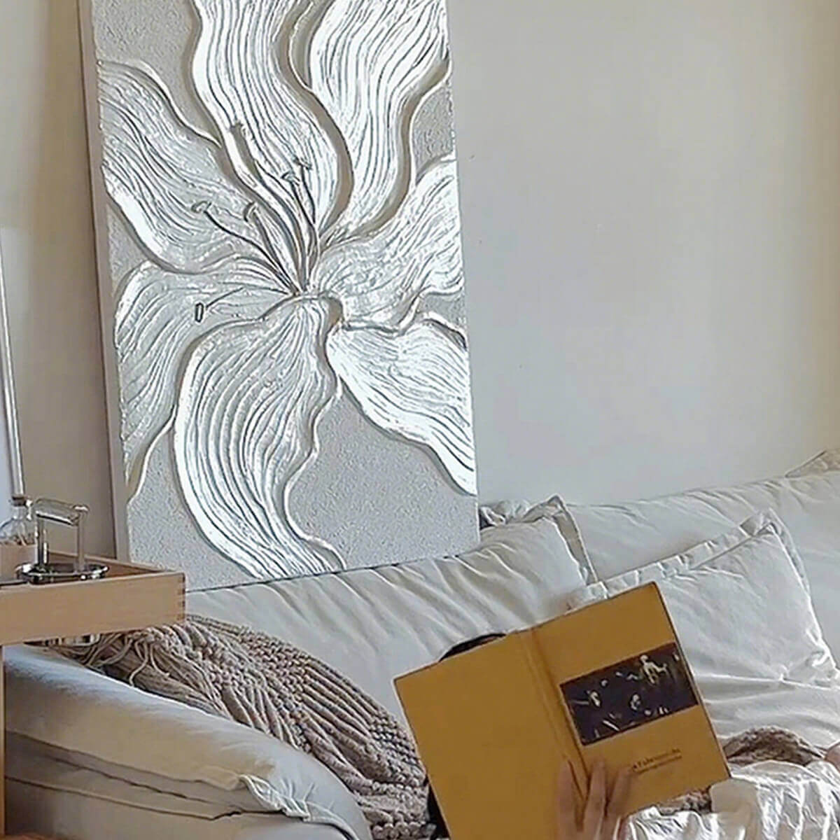 Flower Canvas Oil Painting Wall Art Decor #flr1748