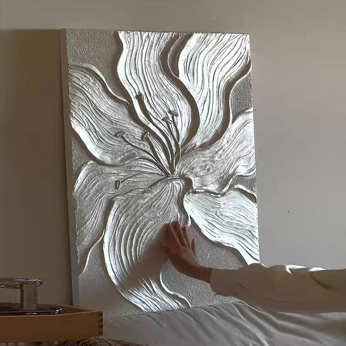 Flower Canvas Oil Painting Wall Art Decor #flr1748