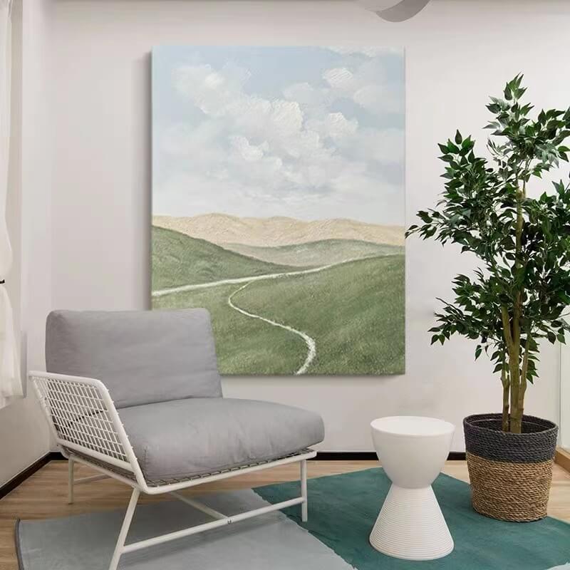 Mountains Canvas Oil Painting Wall Art Decor #LDC1768