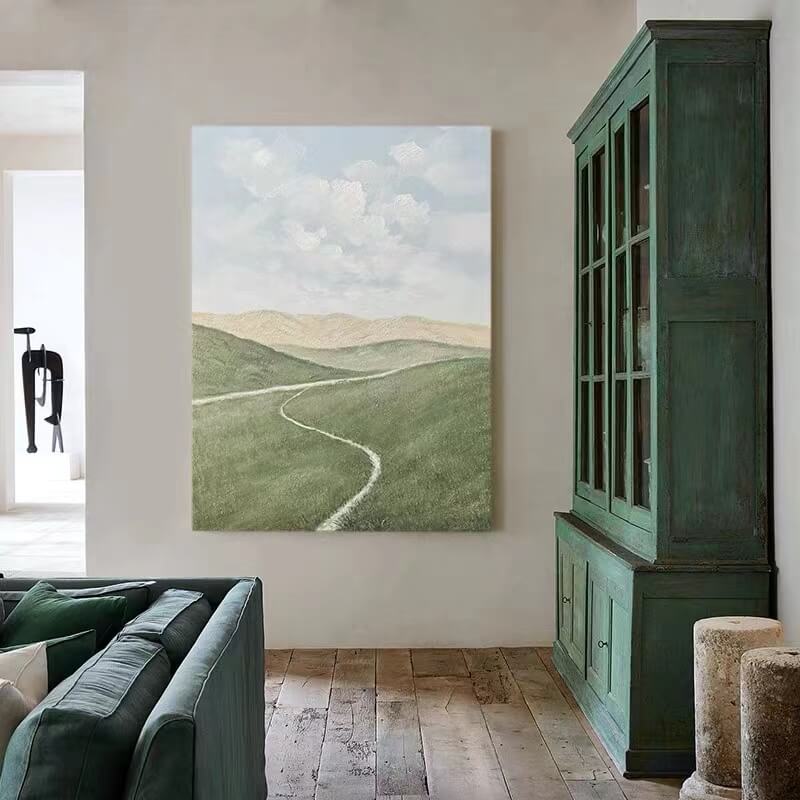 Mountains Canvas Oil Painting Wall Art Decor #LDC1768