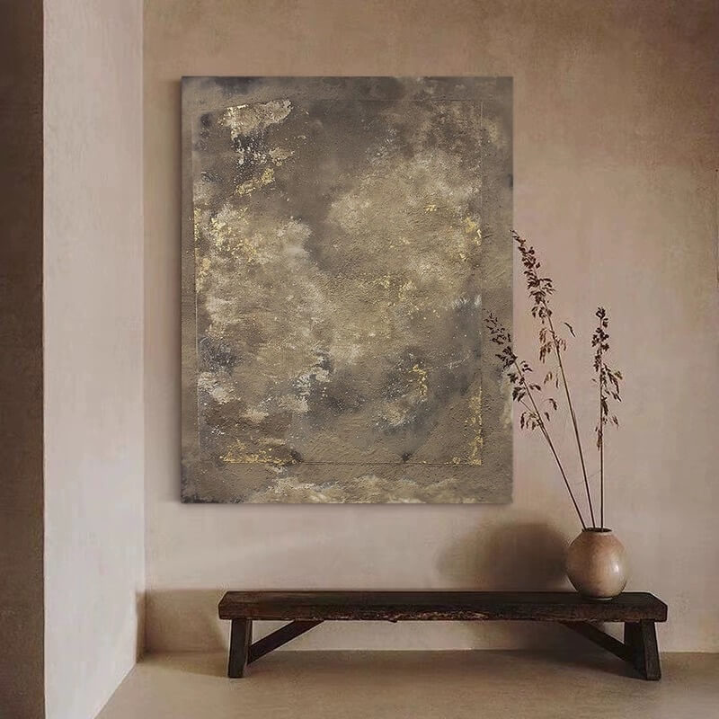 Pintura abstracta Wabi-Sabi #wbsb21e100