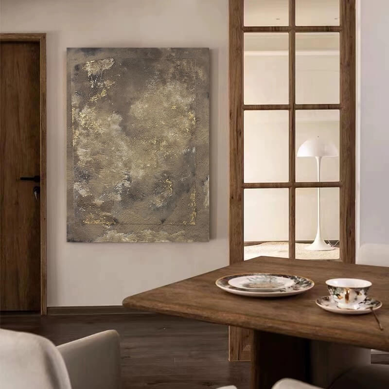 Pintura abstracta Wabi-Sabi #wbsb21e100