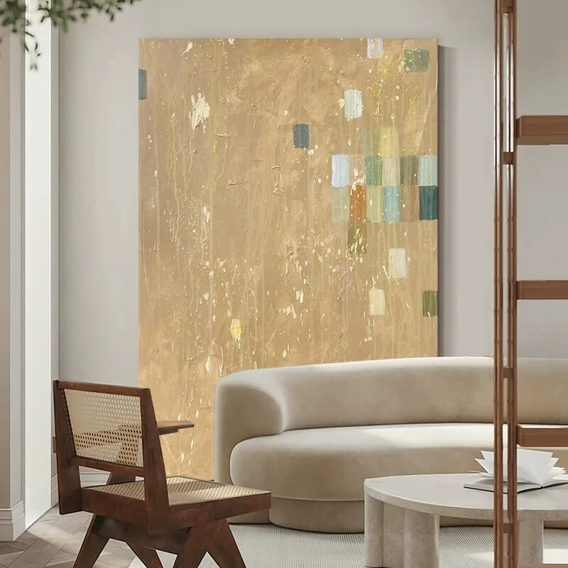 Wabi-Sabi Abstract Art Painting #wbsb21e101