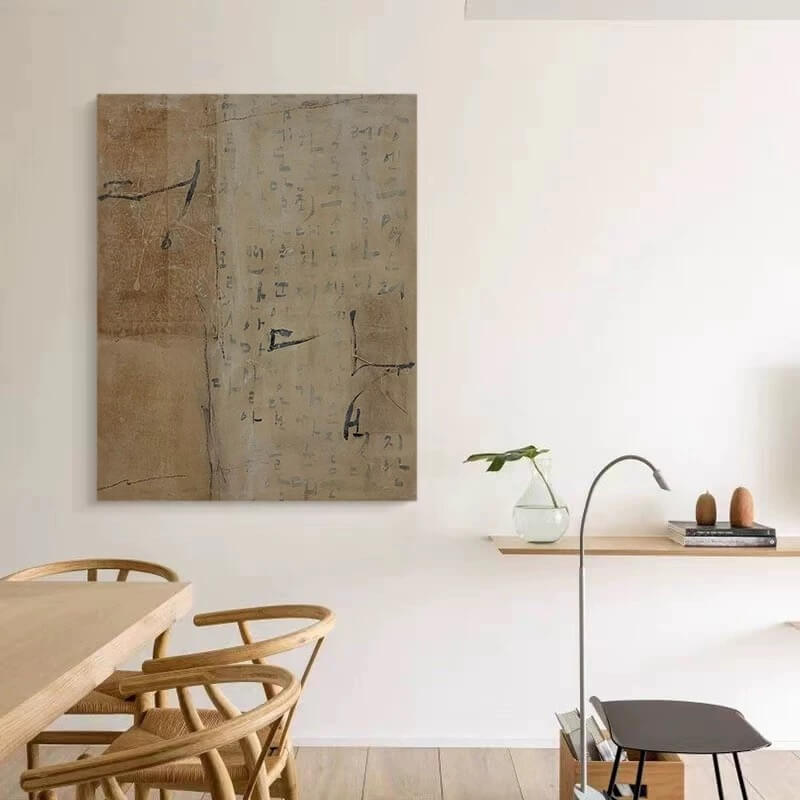 Wabi-Sabi Abstract Art Painting #wbsb21e107