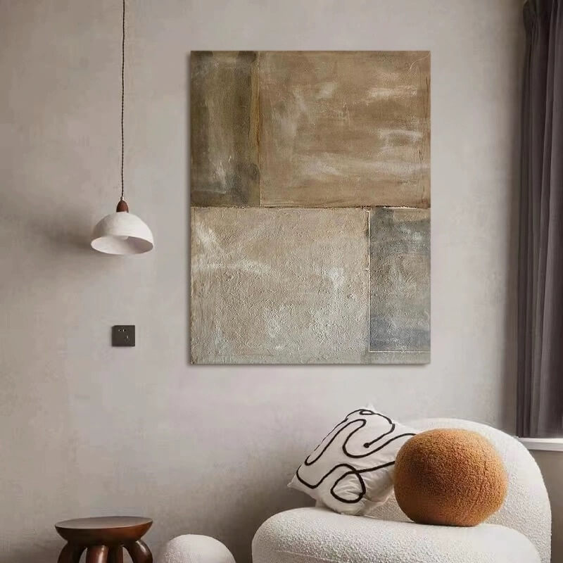 Pintura abstracta Wabi-Sabi #wbsb21e108