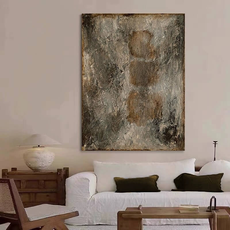 Wabi-Sabi Abstract Art Painting #wbsb21e109