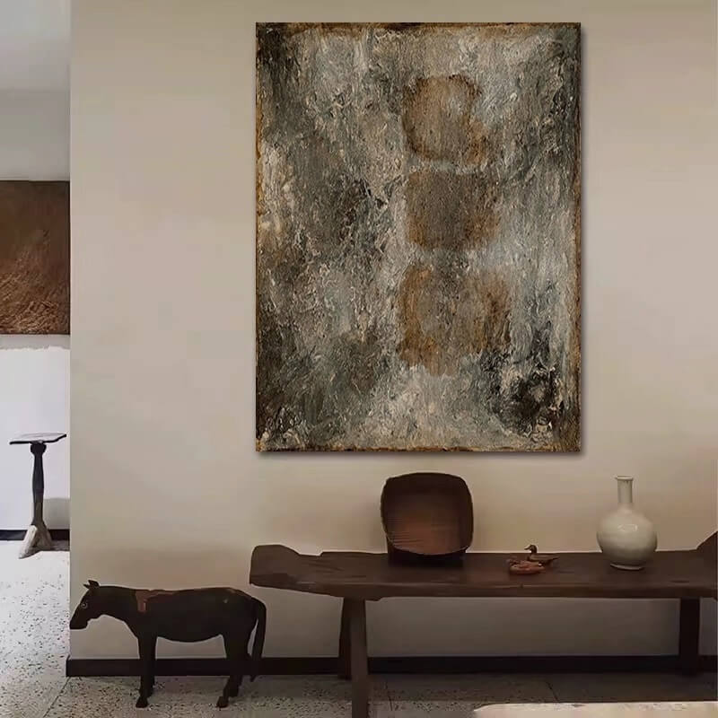 Wabi-Sabi Abstract Art Painting #wbsb21e109