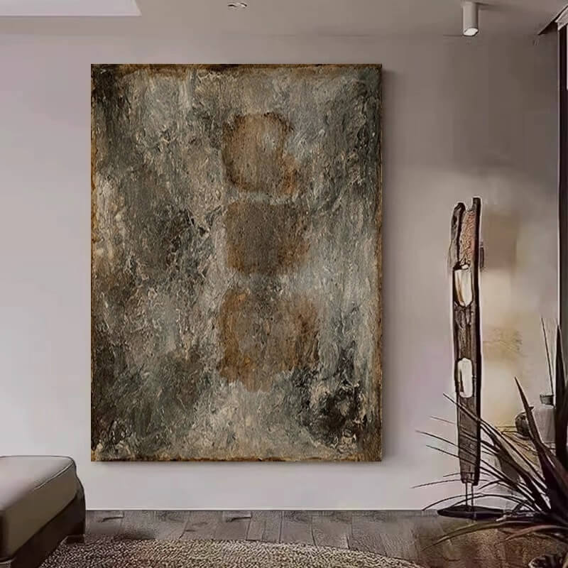 Wabi-Sabi Abstract Art Painting #wbsb21e109