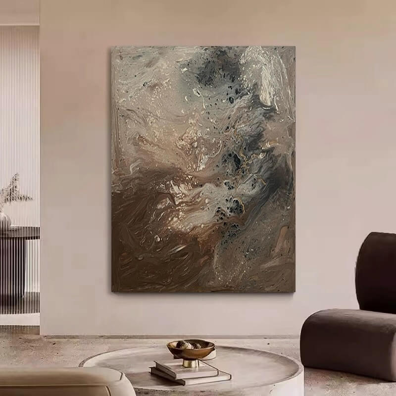 Pintura abstracta Wabi-Sabi #wbsb21e110