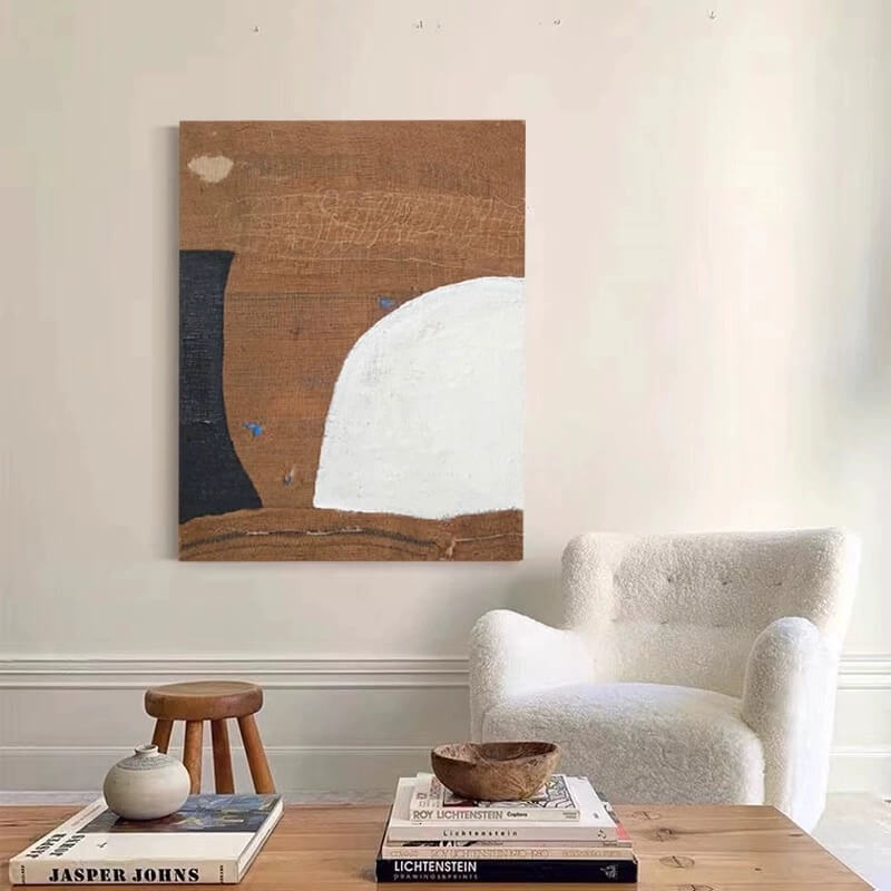 Wabi-Sabi Abstract Art Painting #wbsb21e116