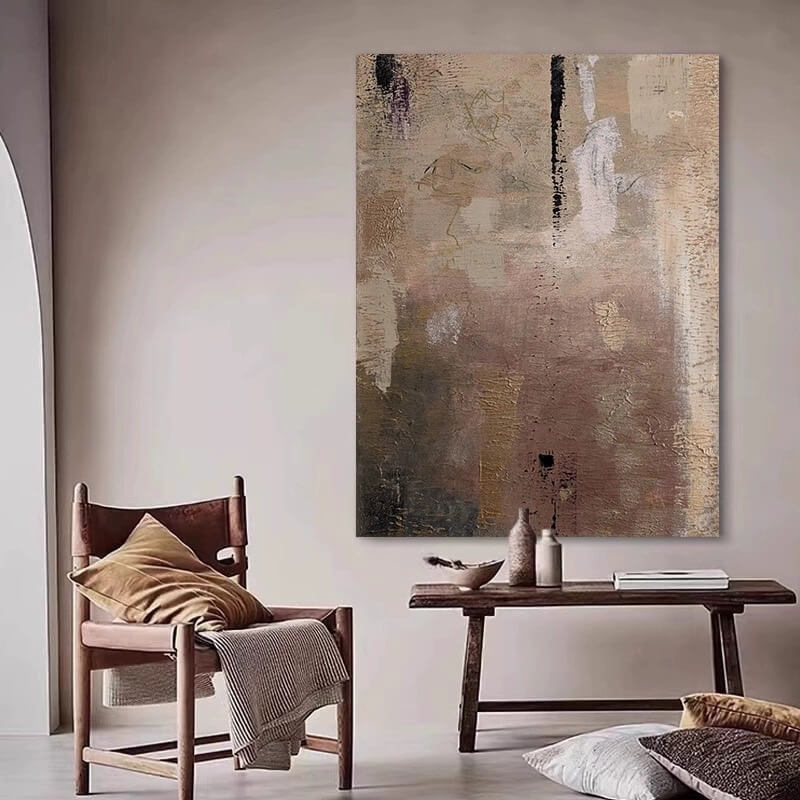 Wabi-Sabi Abstract Art Painting #wbsb21e117