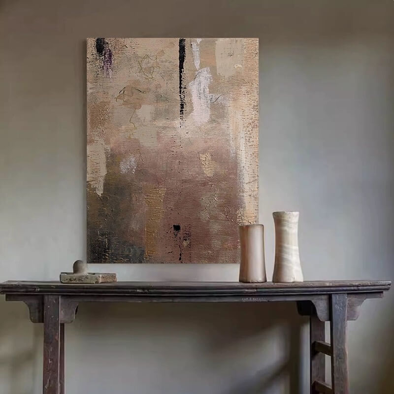 Wabi-Sabi Abstract Art Painting #wbsb21e117