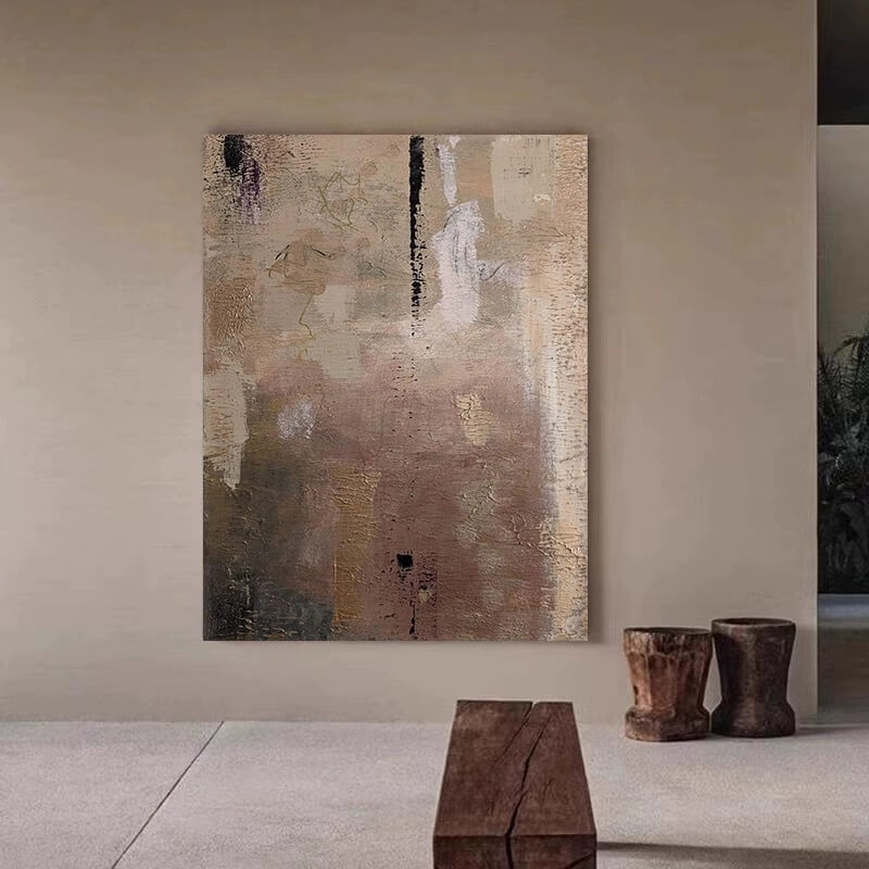 Wabi-Sabi Abstract Art Painting #wbsb21e117