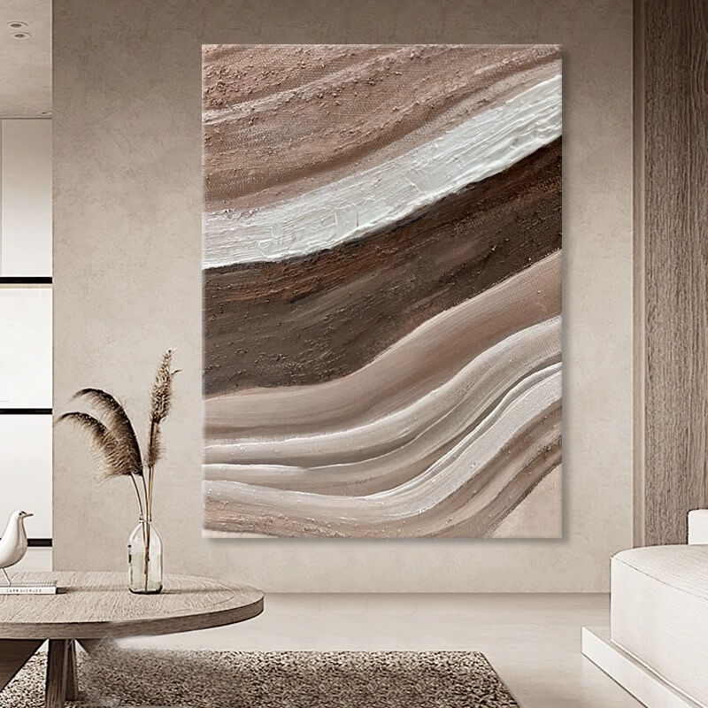 Pintura abstracta Wabi-Sabi #wbsb21e122