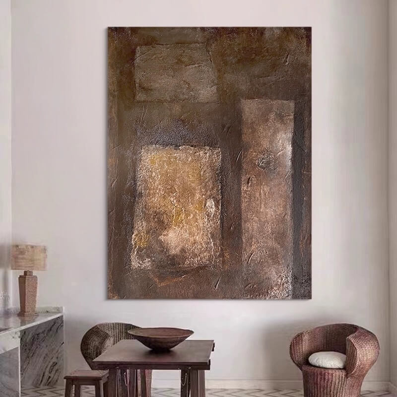 Wabi-Sabi Abstract Art Painting #wbsb21e124