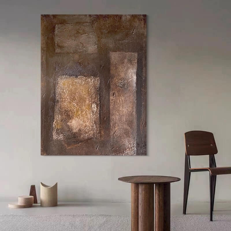 Wabi-Sabi Abstract Art Painting #wbsb21e124