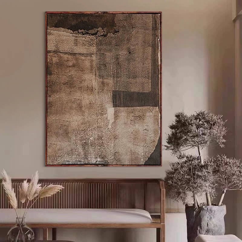 Wabi-Sabi Abstract Art Painting #wbsb21e125