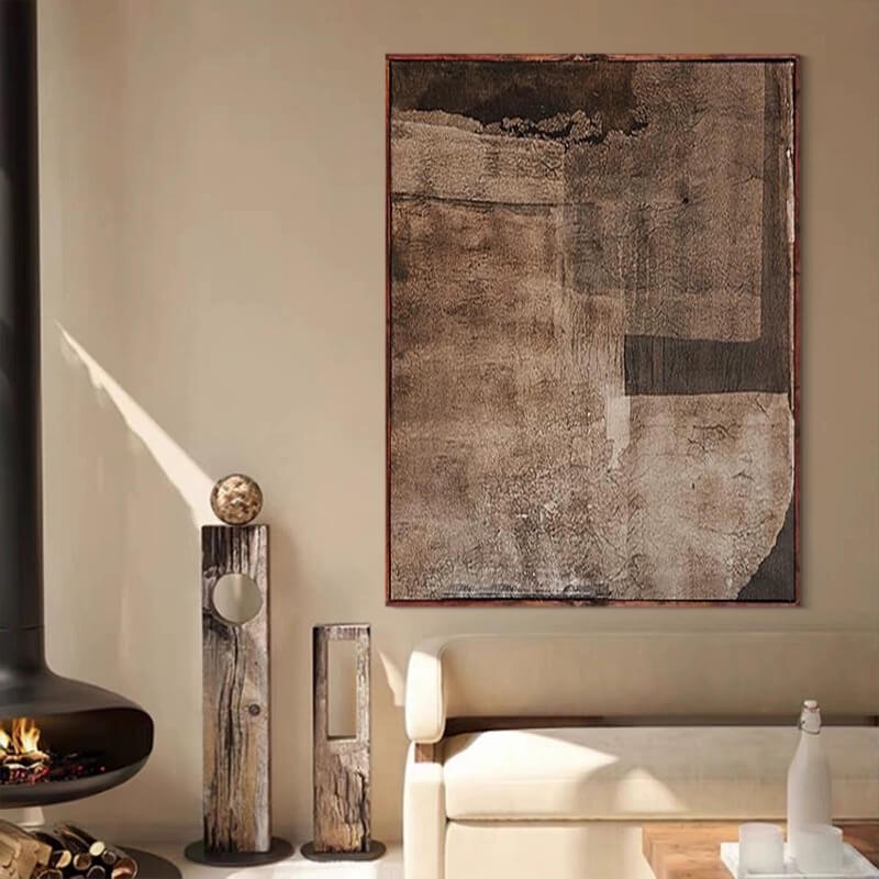 Wabi-Sabi Abstract Art Painting #wbsb21e125