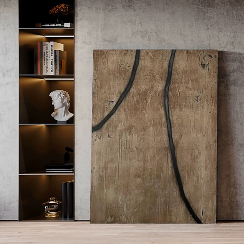 Pintura abstracta Wabi-Sabi #wbsb21e128