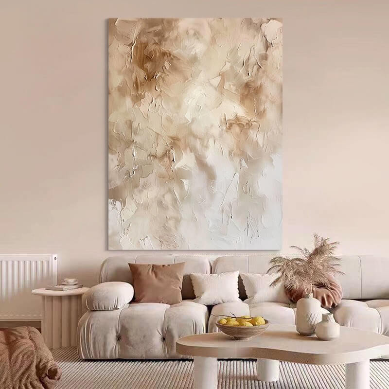 Pintura abstracta Wabi-Sabi #wbsb21e129