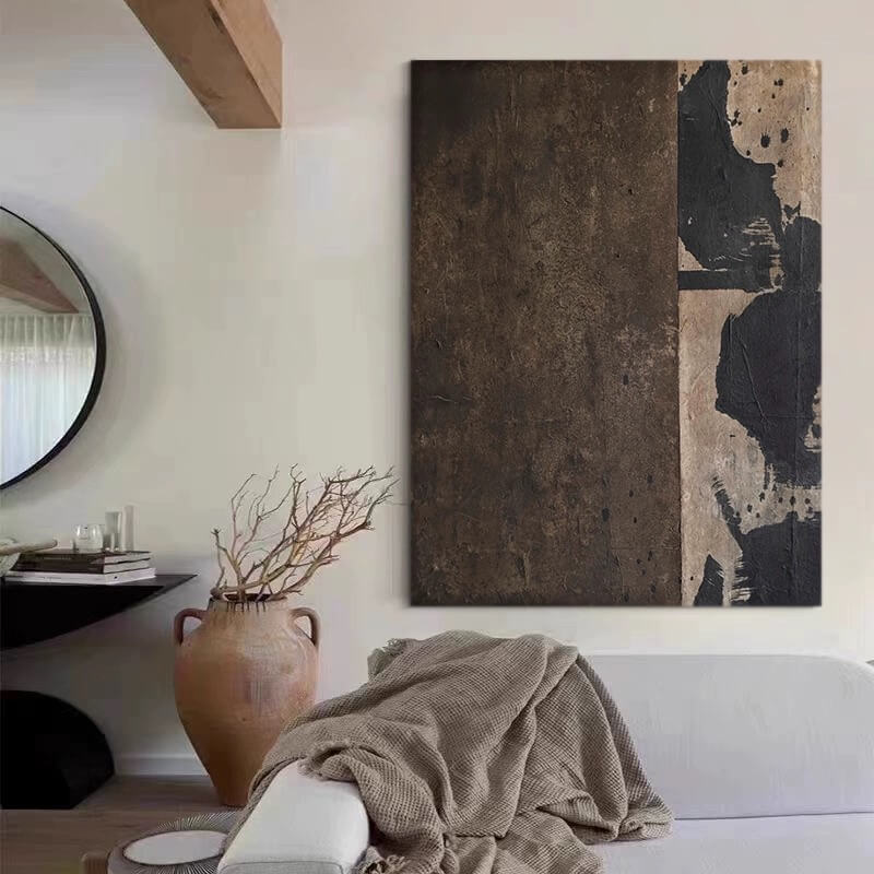 Pintura abstracta Wabi-Sabi #wbsb21e130